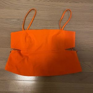 Zara orange top
